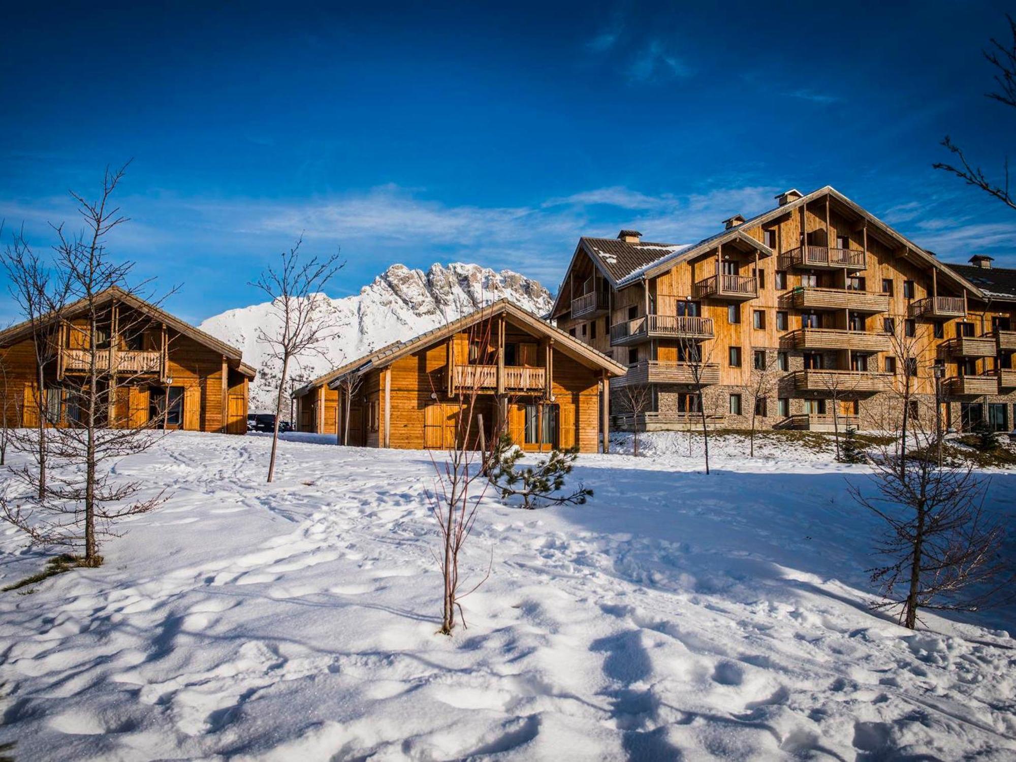 Villa Chalet Mitoyen Duplex Avec Piscine Couverte, A 300M Des Pistes A Superdevoluy - Fr-1-504-491 Exterior foto