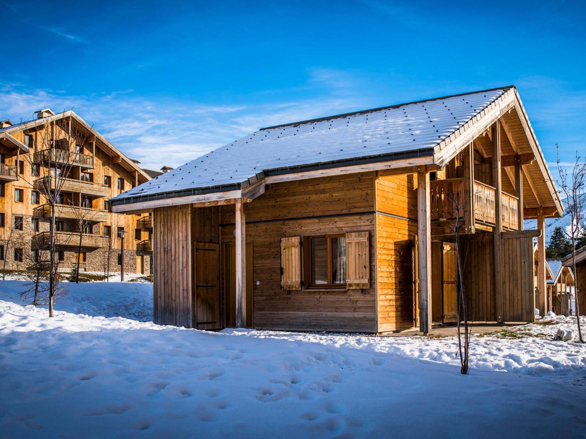 Villa Chalet Mitoyen Duplex Avec Piscine Couverte, A 300M Des Pistes A Superdevoluy - Fr-1-504-491 Exterior foto